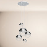 s.luce Candeeiro de galeria modular Orb de 5 luzes