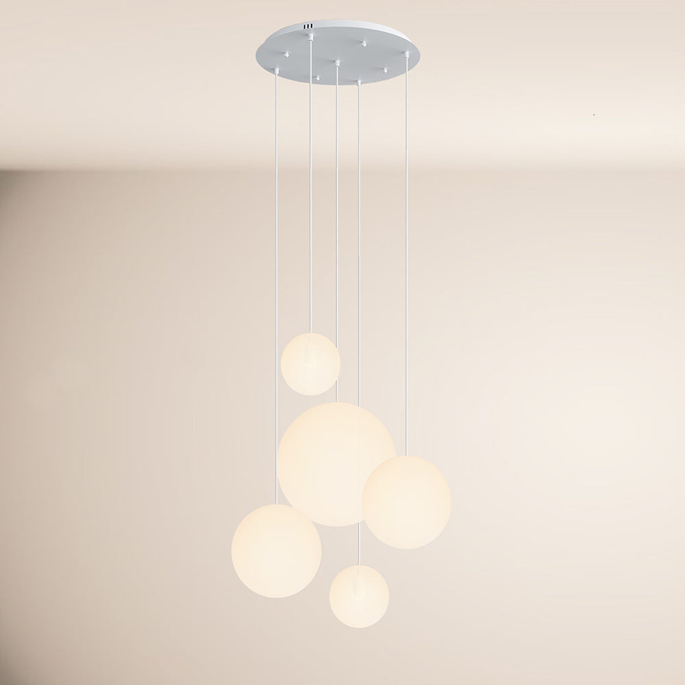 s.luce Candeeiro de galeria modular Orb de 5 luzes