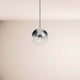 s.luce Orb Cluster Glas-Pendelleuchte 13-flammig 13x20cm, elegante Glaskugel-Pendelleuchte für modernes Wohndesign.
