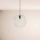s.luce Orb Cluster Glas-Pendelleuchte 3-flammig 3x30cm, moderne Pendelleuchte aus Glas, ideal für Wohnzimmer und Esstisch.