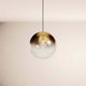s.luce Orb Cluster Glas-Pendelleuchte 3-flammig 3x30cm, moderne Pendelleuchte aus Glas, stilvolles Licht für Wohnzimmer.