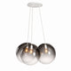 s.luce Orb Cluster Glas-Hängelampe 3-flammig 3x20cm in eleganter Traubenform mit drei mundgeblasenen Glaskugeln.