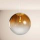 s.luce Orb Cluster Glas-Hängelampe 7-flammig 7x50cm, moderne Pendelleuchte mit großzügiger Glaskugel und stilvollem Design.