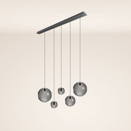 s.luce Orb dining table pendant lamp 5-light 160cm