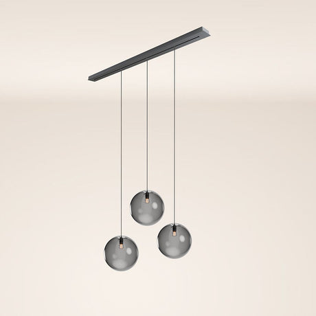 s.luce Lámpara de mesa Orb 3 luces 160cm Ø 3x40