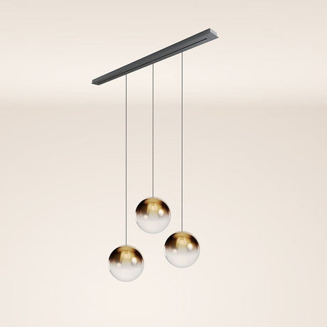 s.luce Lámpara de mesa Orb 3 luces 160cm Ø 3x40