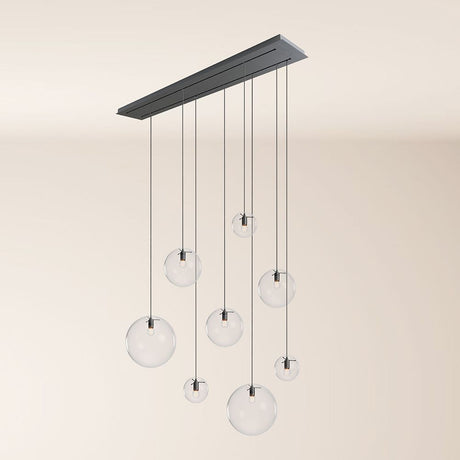 s.luce Orb spisebordslampe 8-lys 160cm 2-rækket