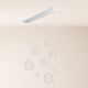 s.luce Orb Esstischleuchte 8-flammig 160cm 2-reihig - moderne Pendelleuchte mit 8 Glaskugeln und flexiblem Design.