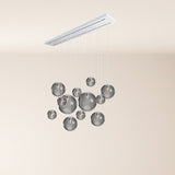 s.luce Orb ruokailuhuonevalaisin 12-valo 160cm 2-rivinen