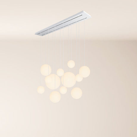 s.luce Orb spisestuelampe 12-lys 160cm 2-rækket