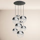 s.luce Lampe de galerie Orb 8 flammes Modulaire