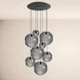 s.luce Candeeiro de galeria Orb 8 luzes modular