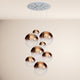 s.luce Lampe de galerie Orb 8 flammes Modulaire