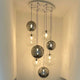 s.luce Lampe de galerie Orb 8 flammes Modulaire