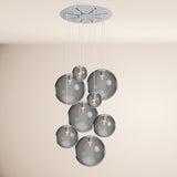 s.luce Candeeiro de galeria Orb 8 luzes modular