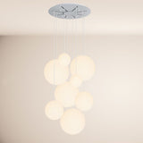 s.luce Orb Galerielampe 8-flammig Modular