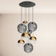 s.luce Lampe de galerie Orb 8 flammes Modulaire