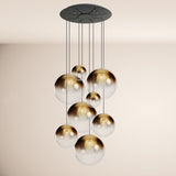 s.luce Lampe de galerie Orb 8 flammes Modulaire