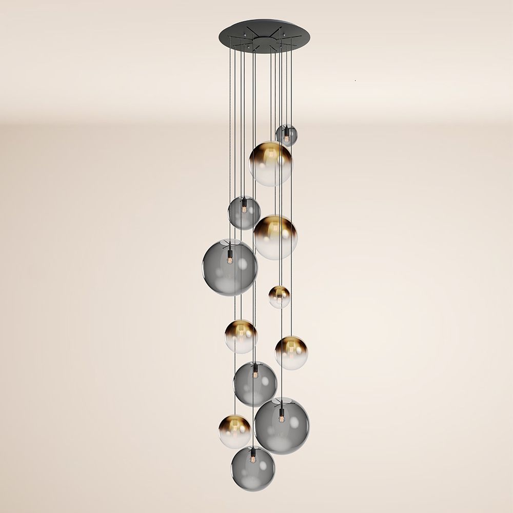 s.luce Orb Galerieleuchte 12-flammig Modular