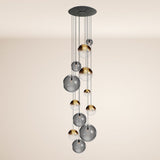 s.luce Orb Galerieleuchte 12-flammig Modular