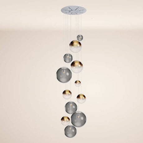 s.luce Orb gallery light 12 luces modular