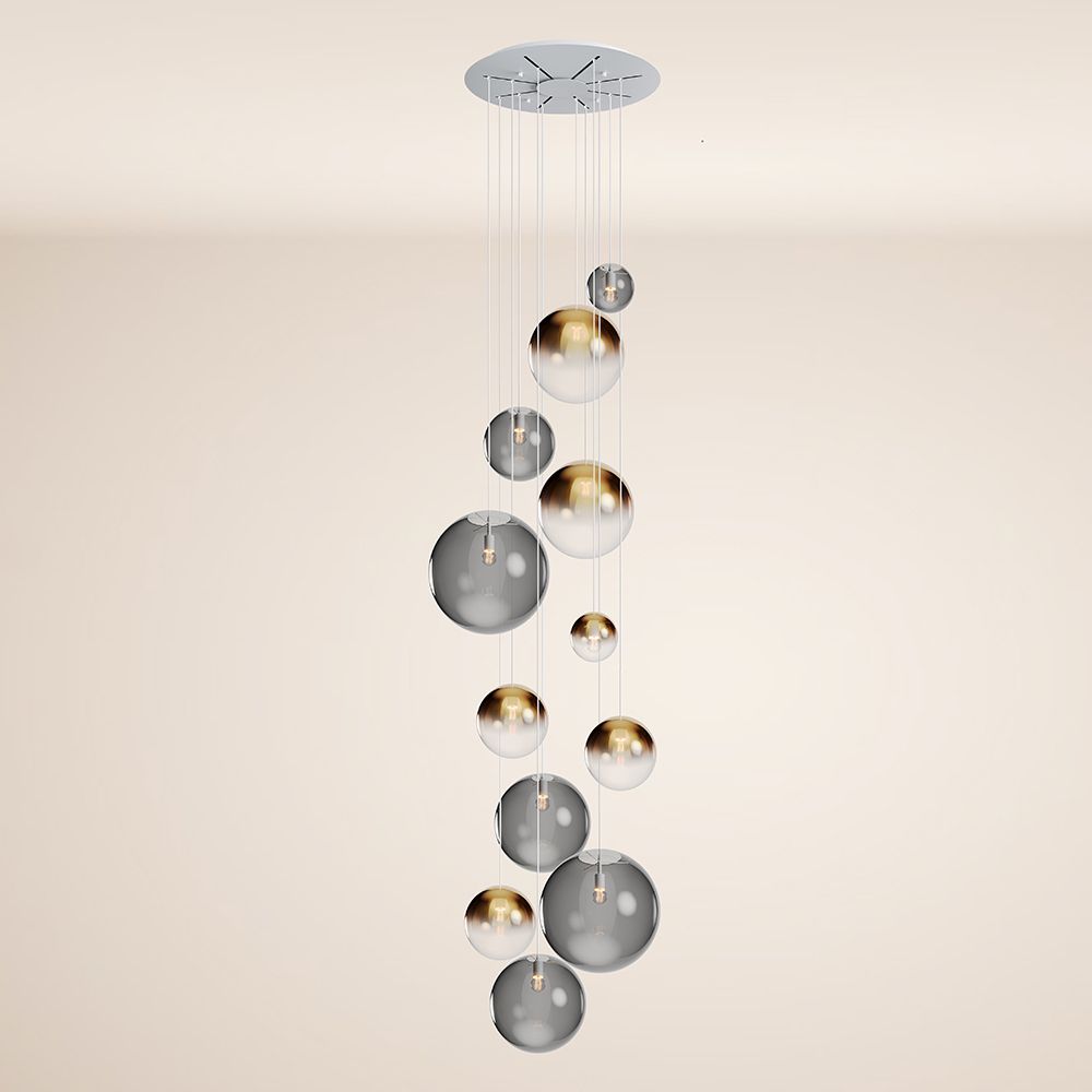 s.luce Orb Galerieleuchte 12-flammig Modular