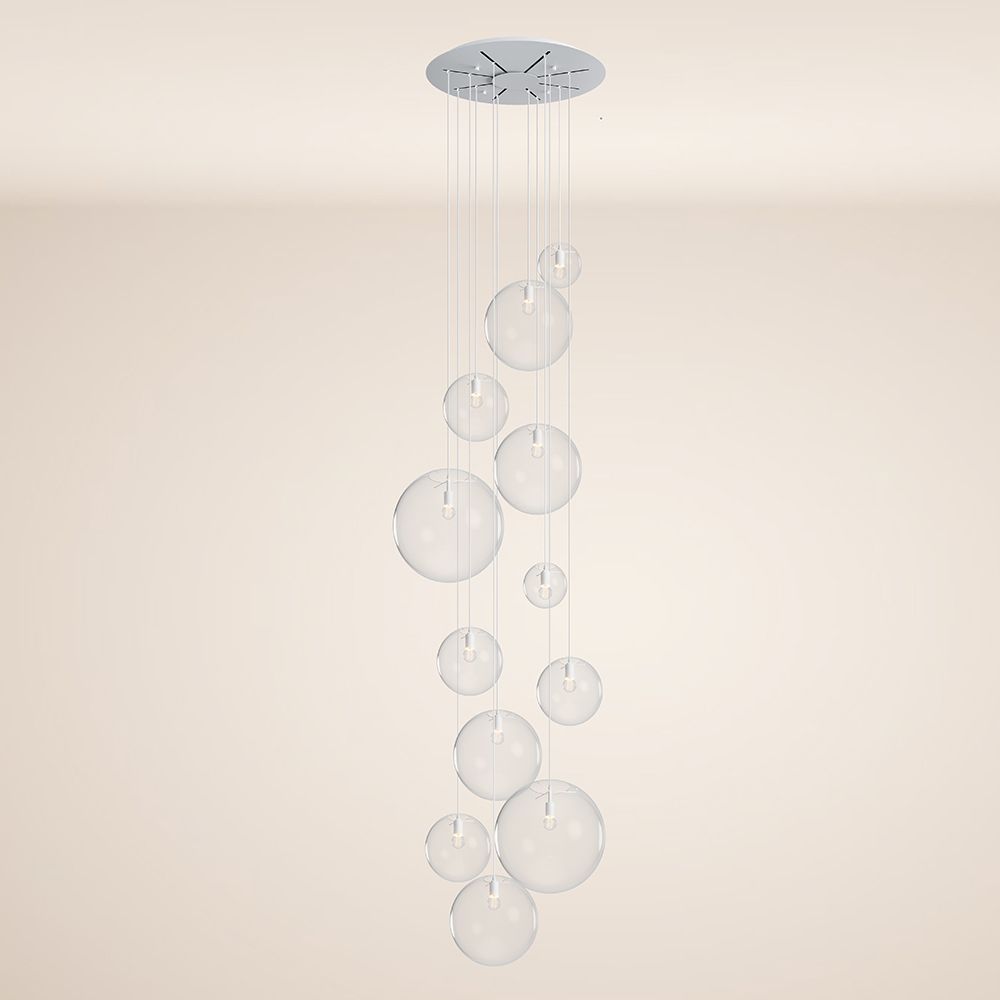 s.luce Orb Galerieleuchte 12-flammig Modular
