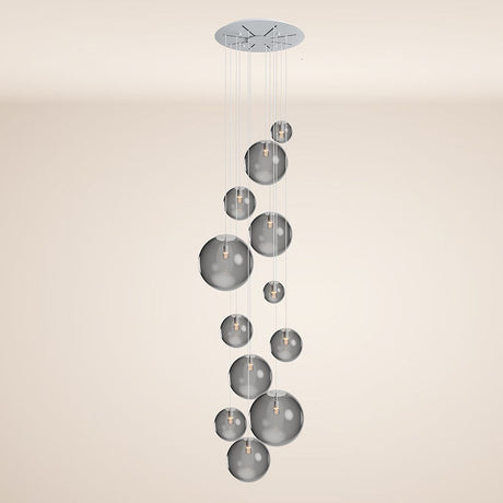 s.luce Orb gallery light 12-light modular