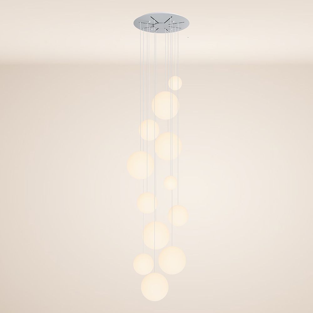 s.luce Orb Galerieleuchte 12-flammig Modular