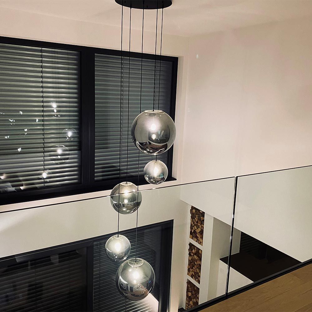 s.luce 3- lub 5-punktowy modułowy daszek Orb Gallery Light