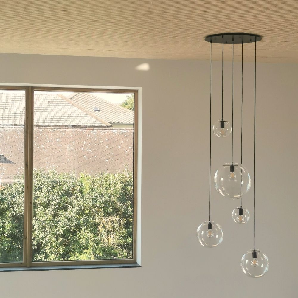 s.luce 3- lub 5-punktowy modułowy daszek Orb Gallery Light