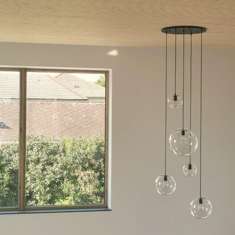 s.luce Orb gallery light 3- or 5-light modular canopy