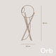 s.luce Orb Axis glass table lamp tripod 20cm