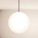 s.luce Orb Glaskugel Galerieleuchte 500cm Aufhängung Schwarz in modernem Design
