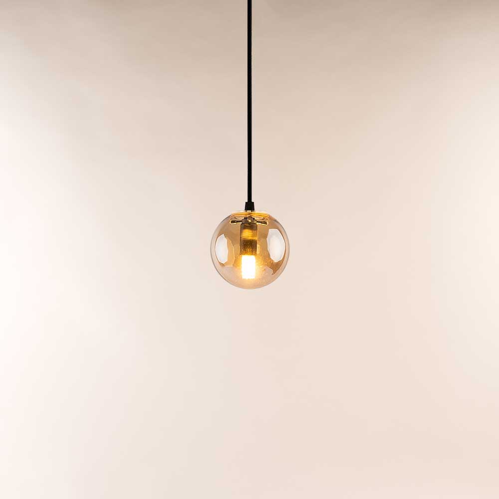 Orb glass ball gallery light 5m suspension