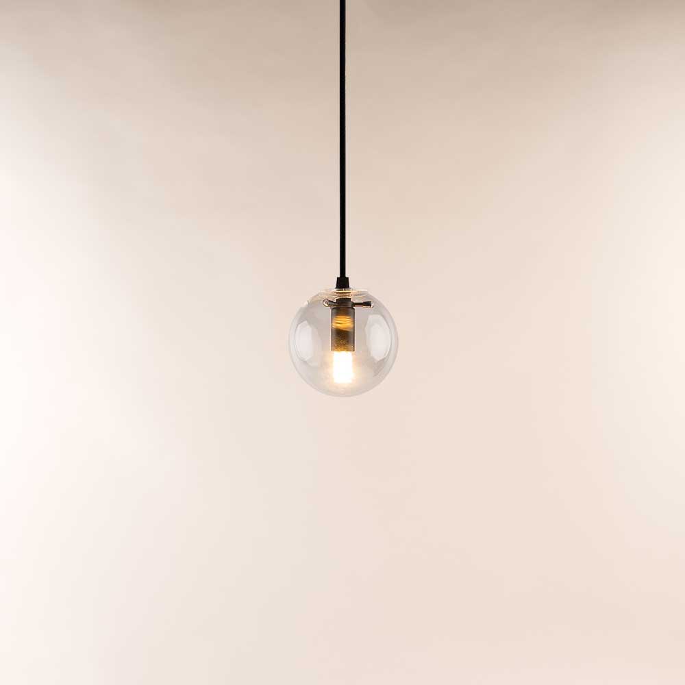 s.luce Orb glass globe gallery light 5m sospensione