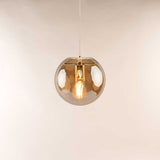 s.luce Orb glass globe gallery light 5m sospensione