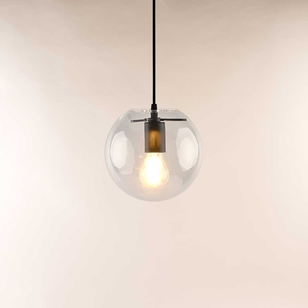 Orb glass ball gallery light 5m suspension