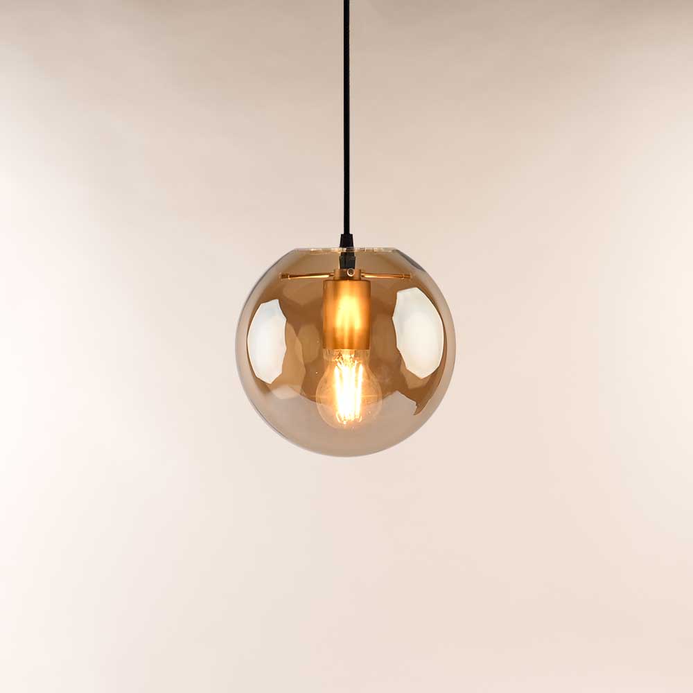 Orb Glass Ball Gallery Light 5m suspendu