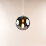 s.luce Orb glass globe gallery light 5m sospensione