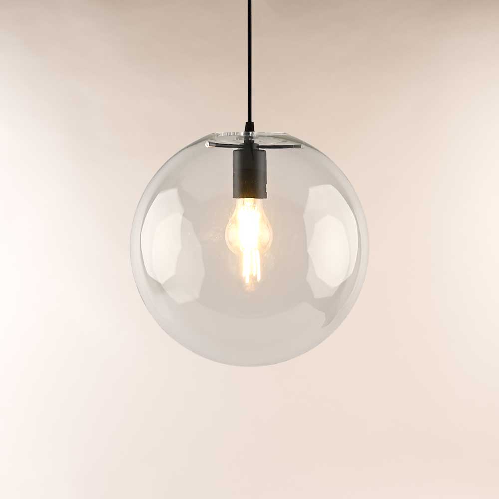 s.luce Orb glass globe gallery light 5m sospensione