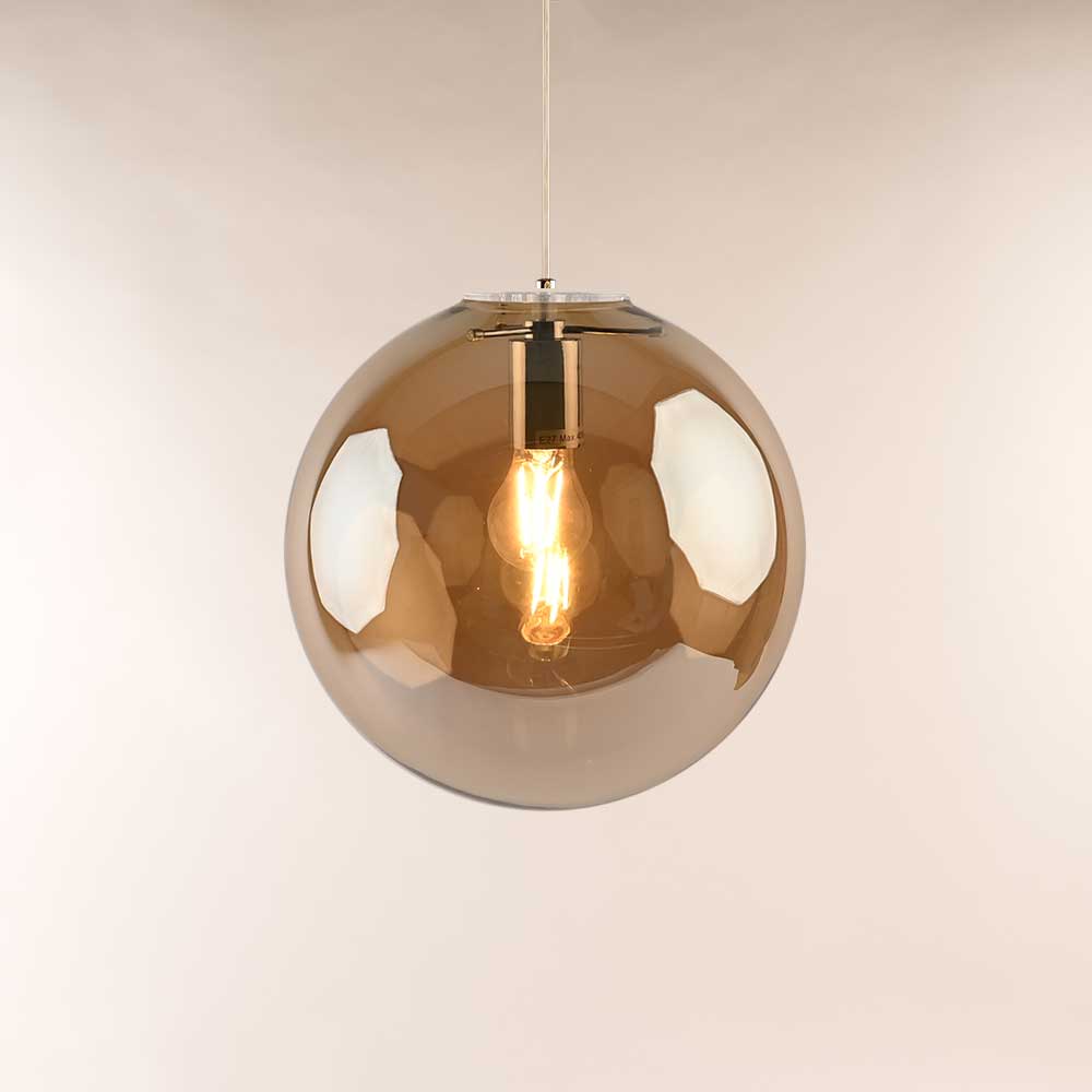 Orb Glass Ball Gallery Light 5m suspendu