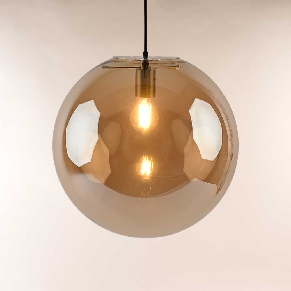 s.luce Orb glass globe gallery light 5m sospensione