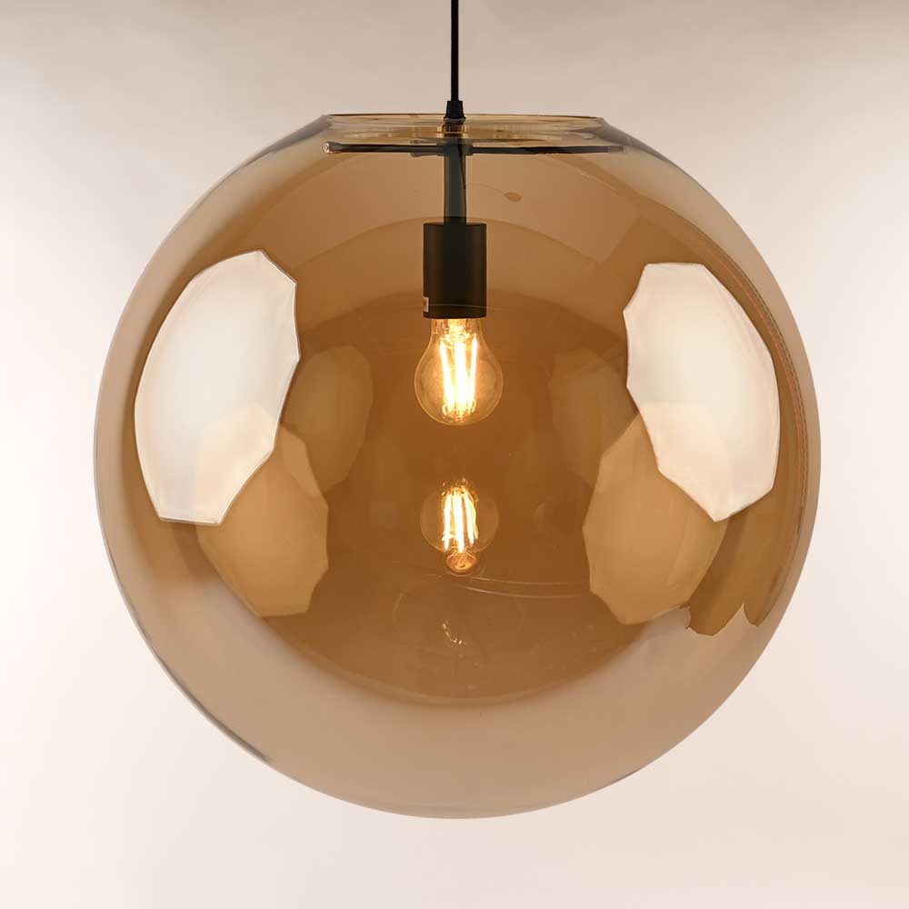 s.luce Orb glass globe gallery light 5m sospensione