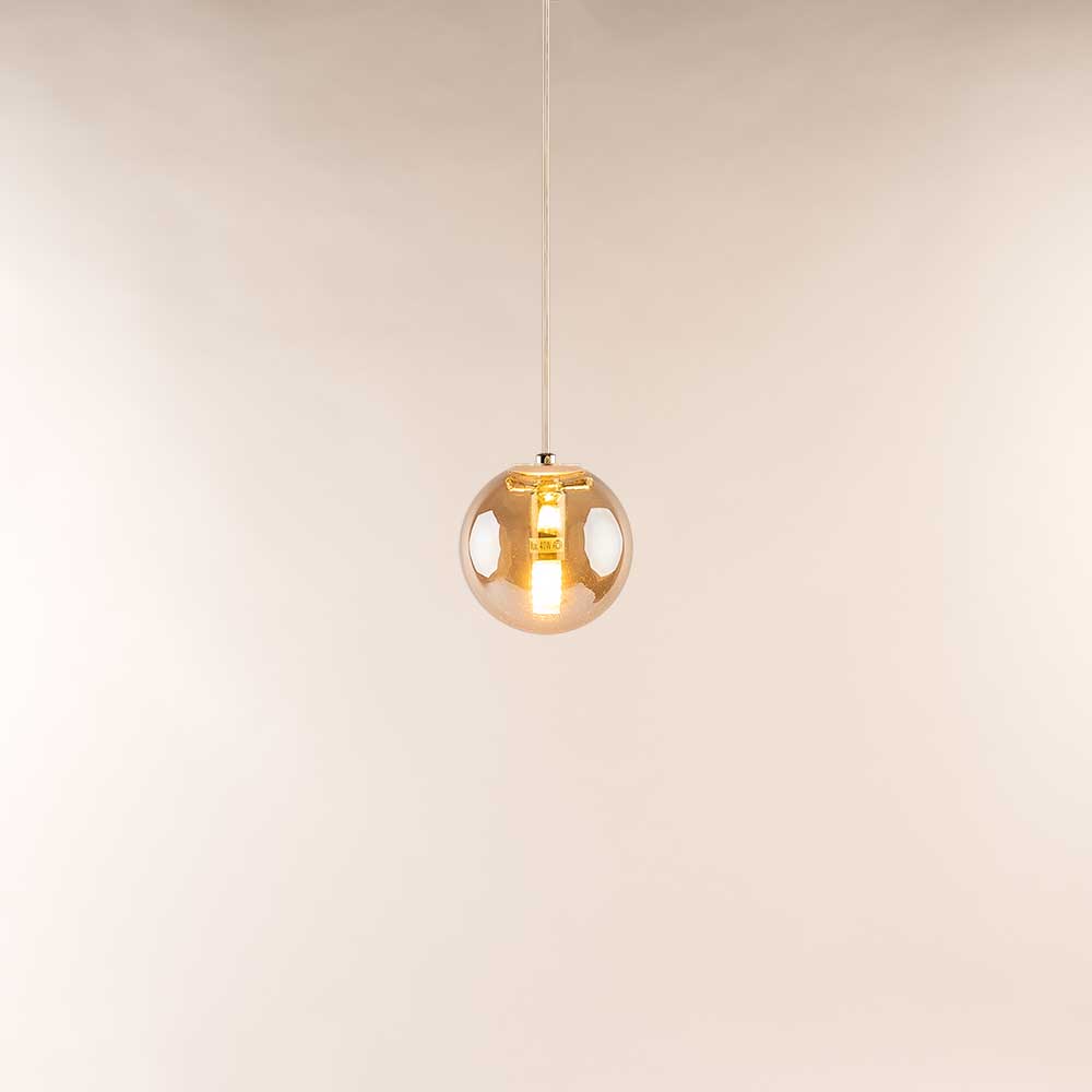 s.luce Orb glass globe gallery light 5m sospensione