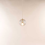 s.luce Orb glass globe gallery light 5m sospensione