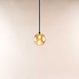 s.luce Orb glass globe gallery light 5m sospensione