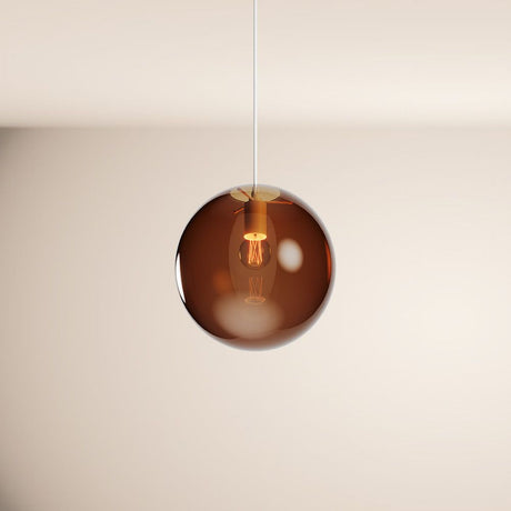 s.luce Orb glass globe gallery light suspension 500cm white