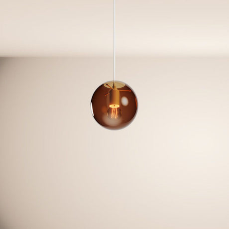 s.luce Orb glass globe gallery light suspension 500cm white