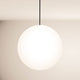 s.luce Orb glasglob hängande lampa 150cm upphängning svart